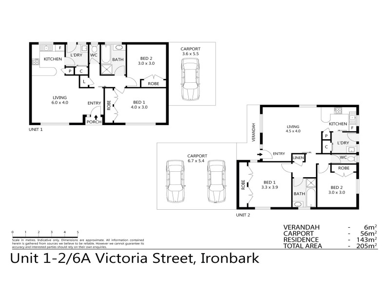 1 and 2, 6A Victoria Street, Ironbark VIC 3550