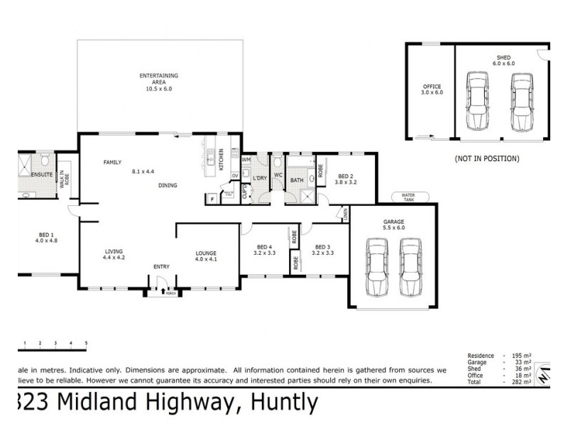 823 Midland Highway, Huntly VIC 3551 Floorplan