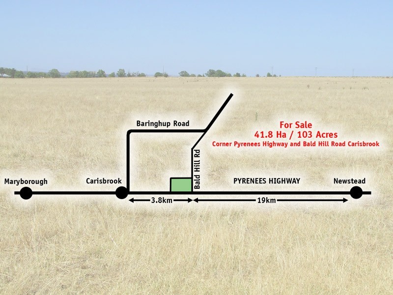 Cnr Pyrenees Highway and Bald Hill Road, Carisbrook VIC 3464