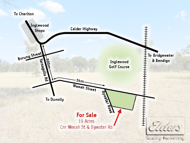 Cnr Weeah Street and Bywater Road, Inglewood VIC 3517