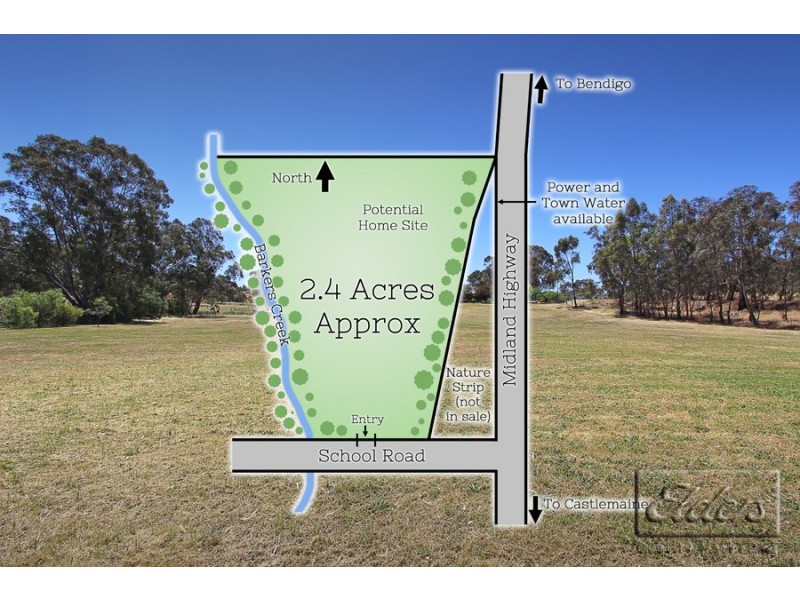 Corner School Road and Midland Highway, Barkers Creek VIC 3451