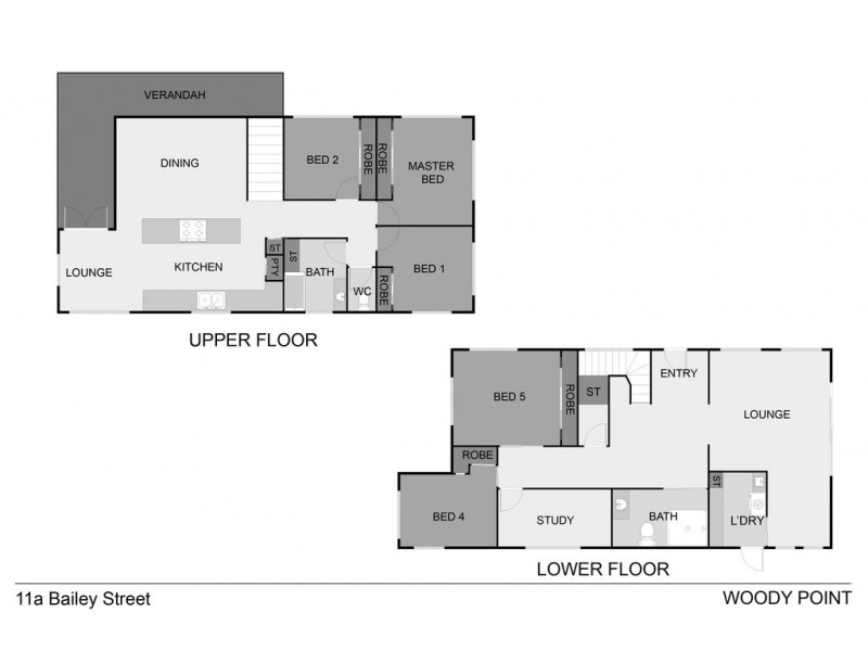 11a BAILEY STREET, Woody Point QLD 4019 Floorplan