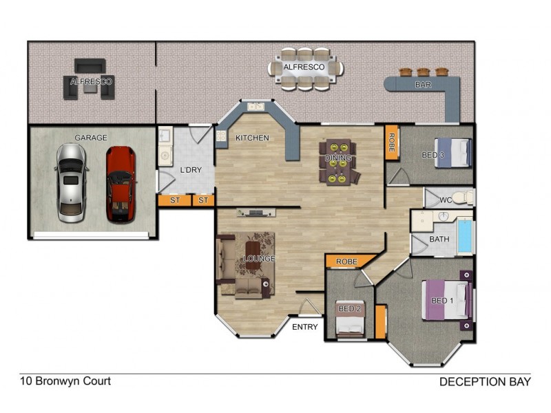 10 Bronwyn Court, Deception Bay QLD 4508 Floorplan