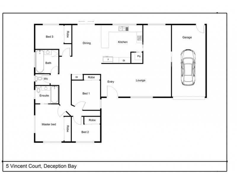5 Vincent Court, Deception Bay QLD 4508 Floorplan