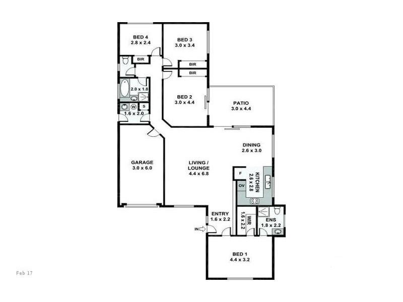 6 Greygum Court, Rothwell QLD 4022 Floorplan