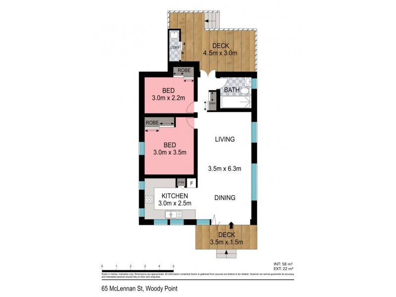 65 Mclennan Street, Woody Point QLD 4019 Floorplan