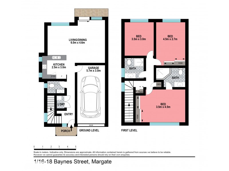1/16-18 Baynes Street, Margate QLD 4019 Floorplan