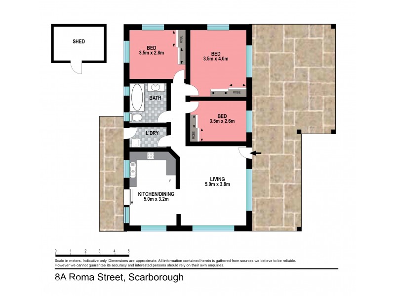 8A Roma Street, Scarborough QLD 4020 Floorplan