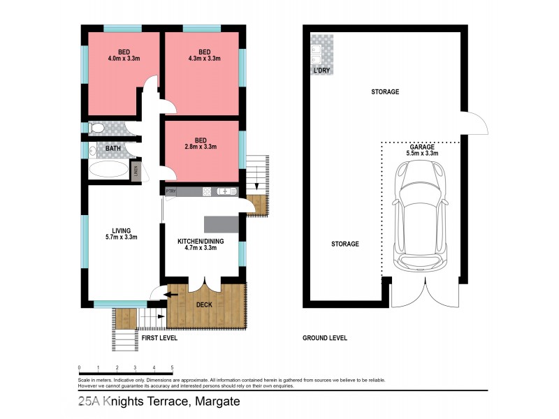 25A Knights Terrace, Margate QLD 4019 Floorplan