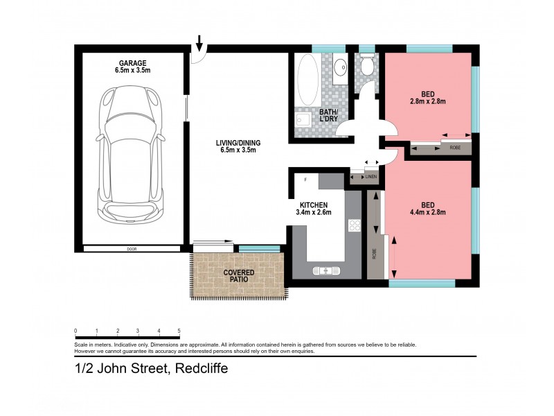 1/2 John Street, Redcliffe QLD 4020 Floorplan