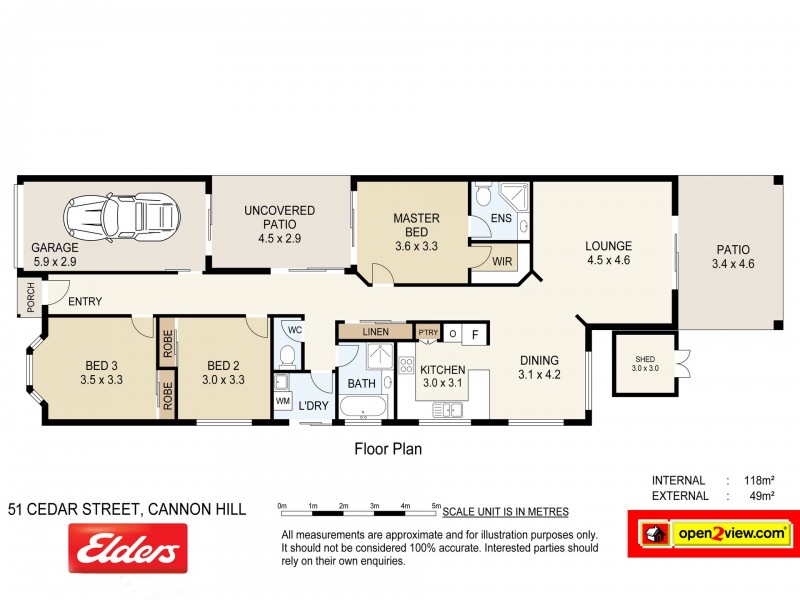 51 Cedar Street, Cannon Hill QLD 4170 Floorplan