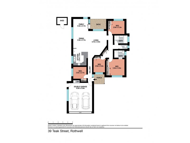 39 Teak Street, Rothwell QLD 4022 Floorplan