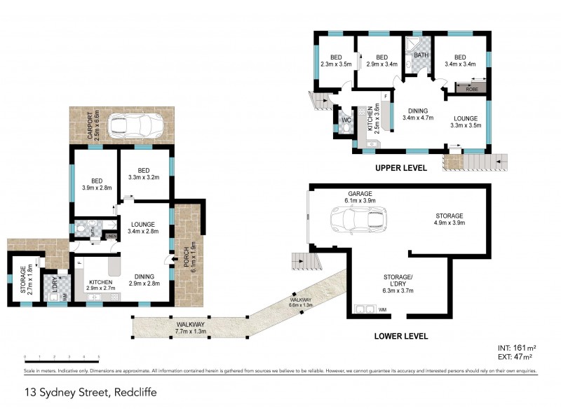 13 Sydney Street, Redcliffe QLD 4020 Floorplan