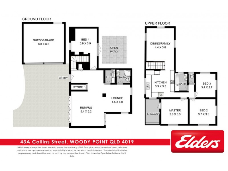 43a Collins Street, Woody Point QLD 4019 Floorplan