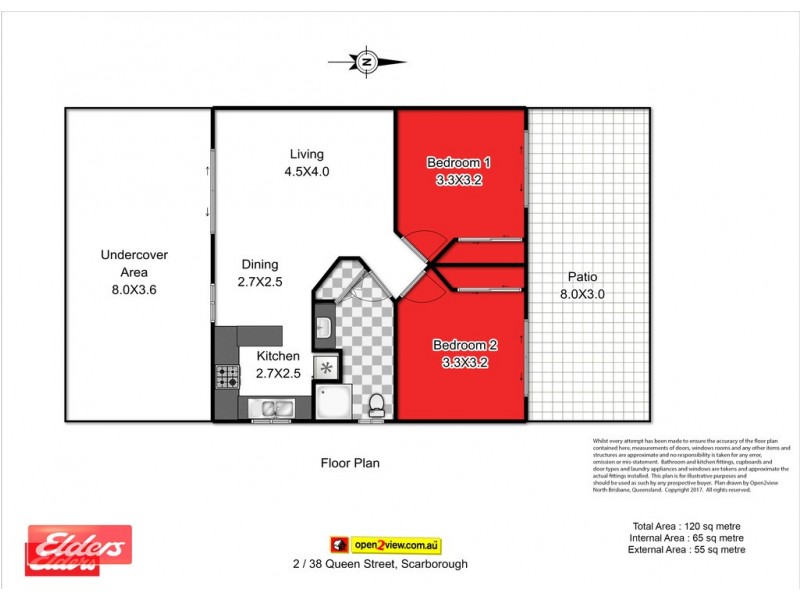 2/38 Queen Street, Scarborough QLD 4020 Floorplan