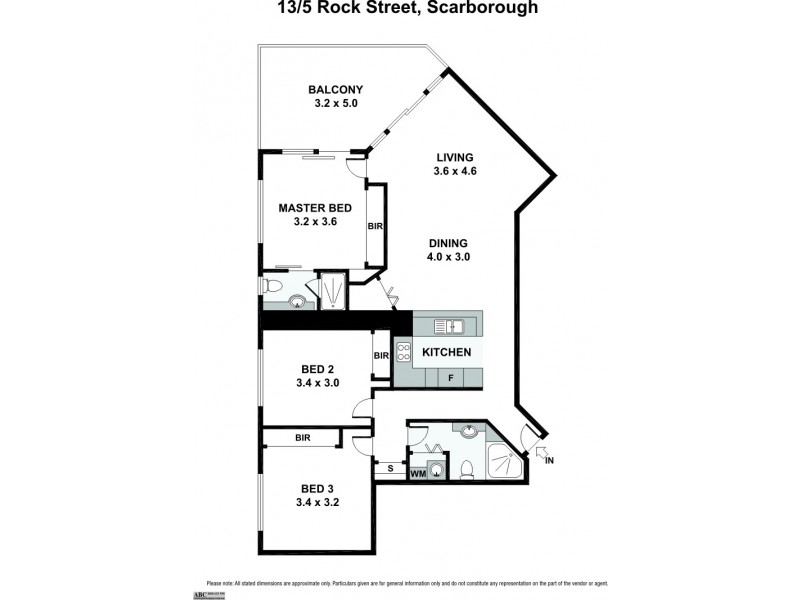 13/5 Rock Street, Scarborough QLD 4020 Floorplan