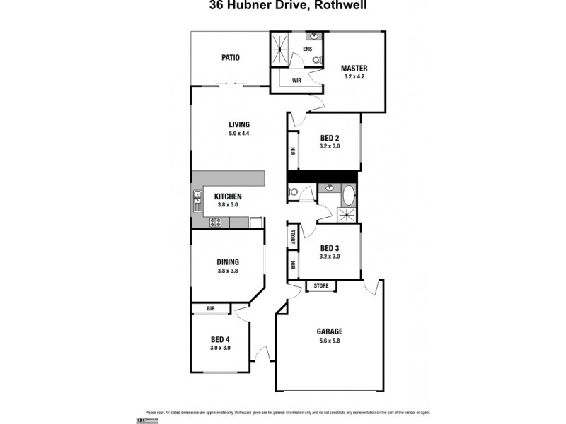 36 Hubner Drive, Rothwell QLD 4022 Floorplan