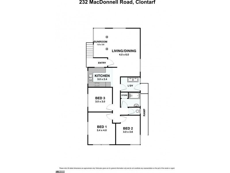 232 Macdonnell Road, Clontarf QLD 4019 Floorplan