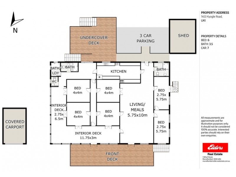 1453 Kyogle Road, Uki NSW 2484 Floorplan