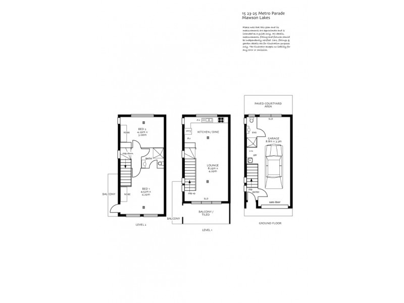 15/23-25 Metro Parade, Mawson Lakes SA 5095 Floorplan