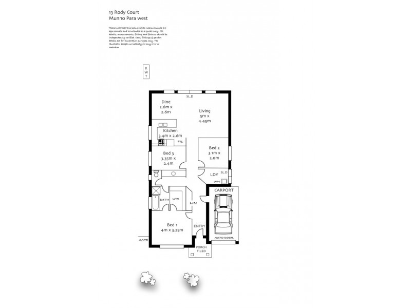 13 Rody Court, Munno Para West SA 5115 Floorplan