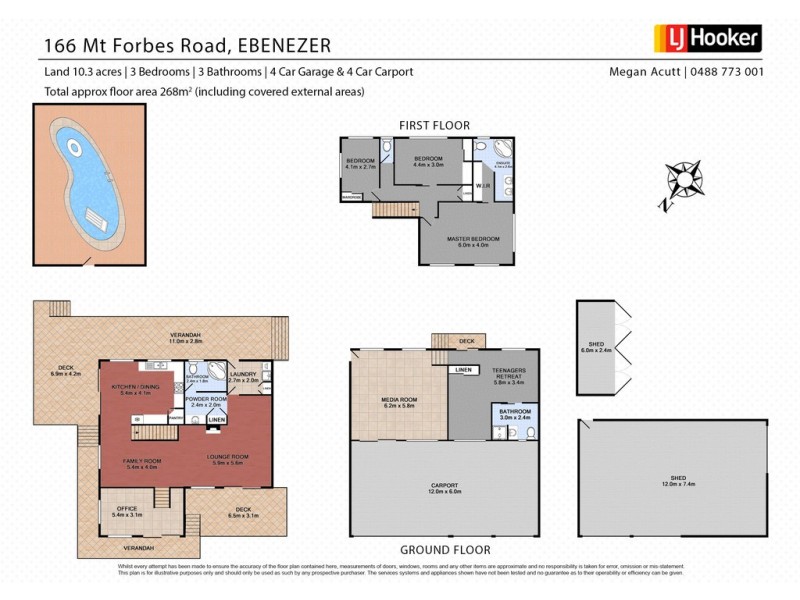 166-168 Mt Forbes Road, Ebenezer QLD 4340 Floorplan