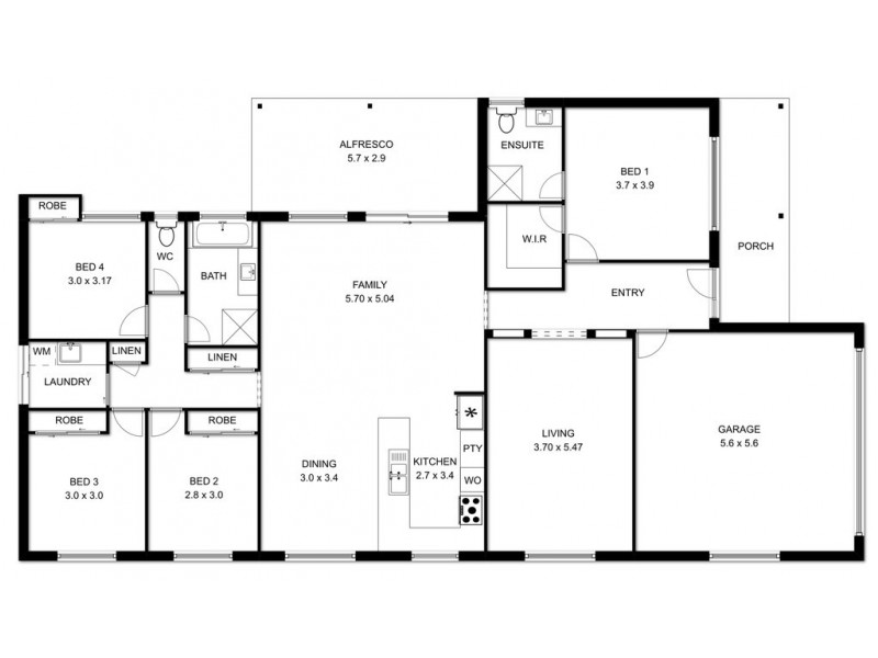 14 Stoneywood Street, Fernvale QLD 4306 Floorplan