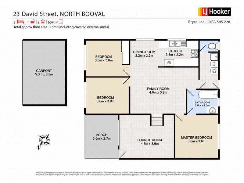 23 David Street, North Booval QLD 4304 Floorplan