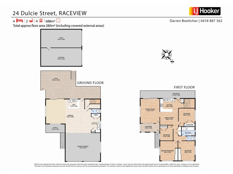 24 Dulcie Street, Raceview QLD 4305 Floorplan