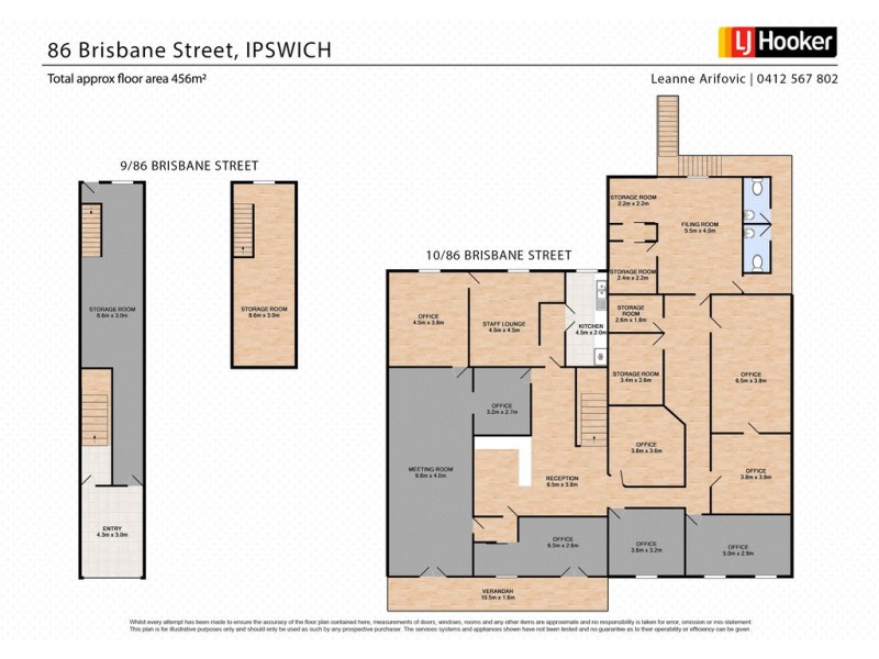 Lot 9 and 10, 86 Brisbane Street, Ipswich QLD 4305 Floorplan