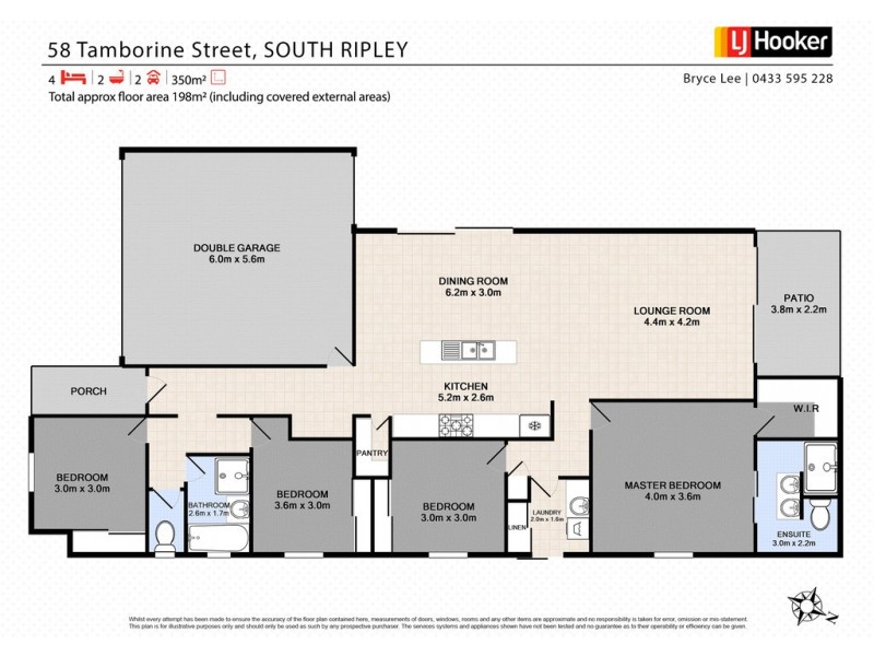 58 Tamborine Street, South Ripley QLD 4306 Floorplan