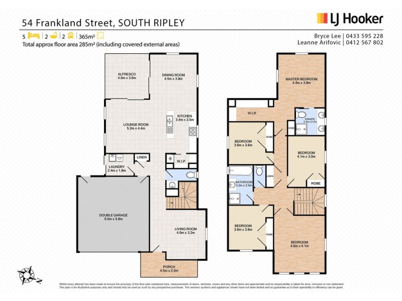 54 Frankland Street, South Ripley QLD 4306 Floorplan