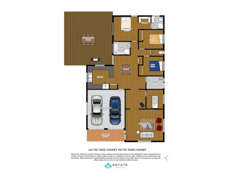 324 FIG TREE POCKET ROAD, Fig Tree Pocket QLD 4069 Floorplan