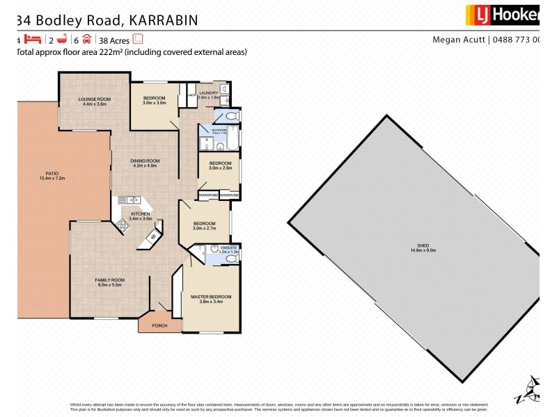 34 Bodley Rd, Karrabin QLD 4306 Floorplan
