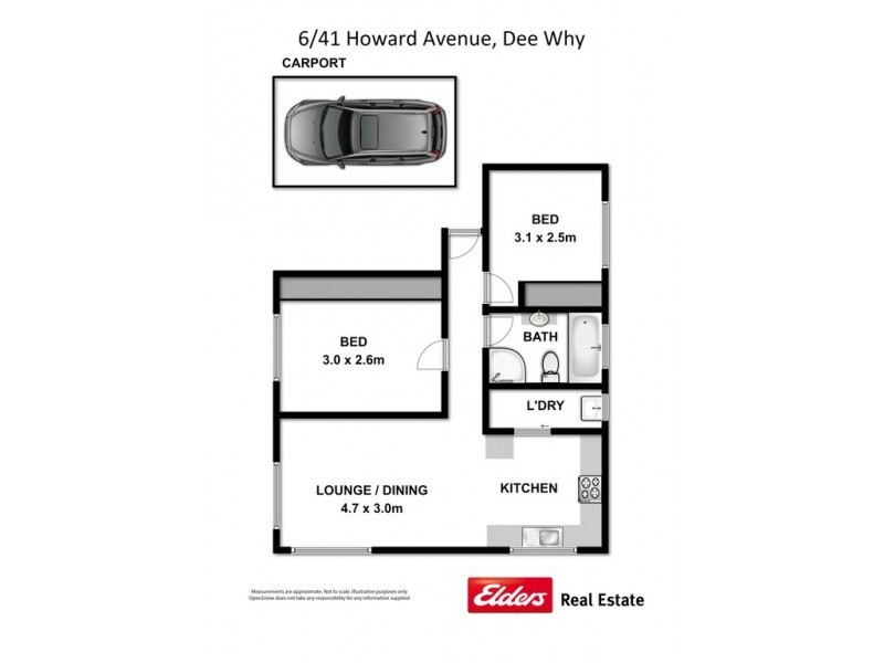 6/41 Howard Avenue, Dee Why NSW 2099 Floorplan