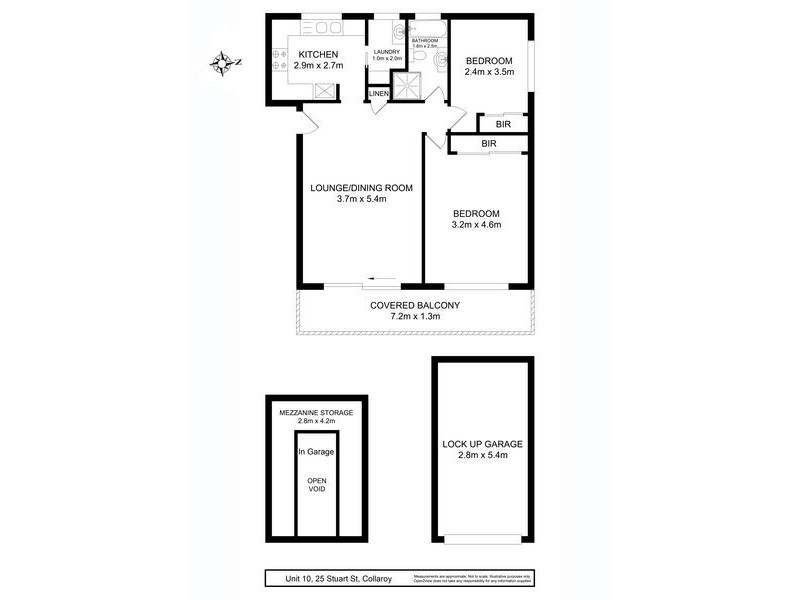 10/25 Stuart Street, Collaroy NSW 2097 Floorplan