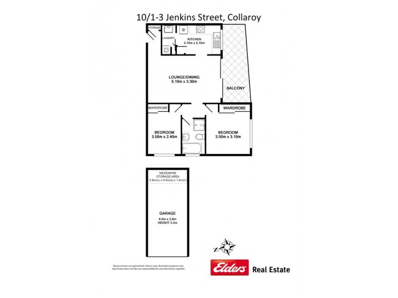 10/1-3 Jenkins Street, Collaroy NSW 2097 Floorplan