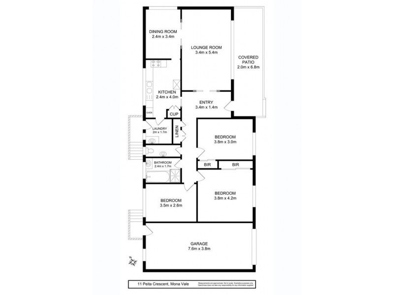 11 Peita Crescent, Mona Vale NSW 2103 Floorplan