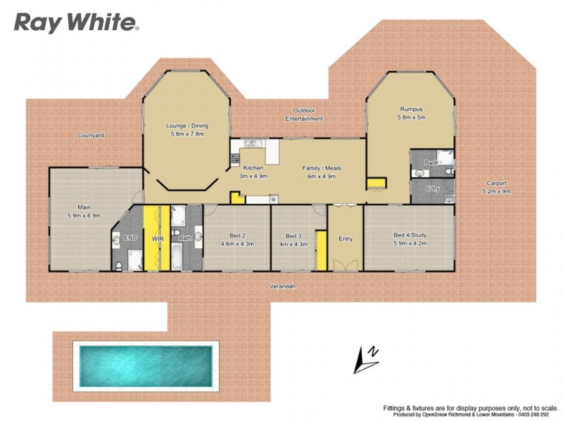 82 Diamond Hill Drive, Kurrajong NSW 2758 Floorplan