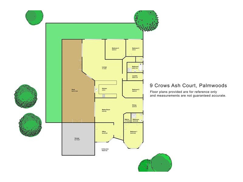 9 Crows Ash Court, Palmwoods QLD 4555 Floorplan