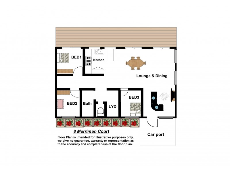 8 MERRIMAN COURT, Palmwoods QLD 4555 Floorplan