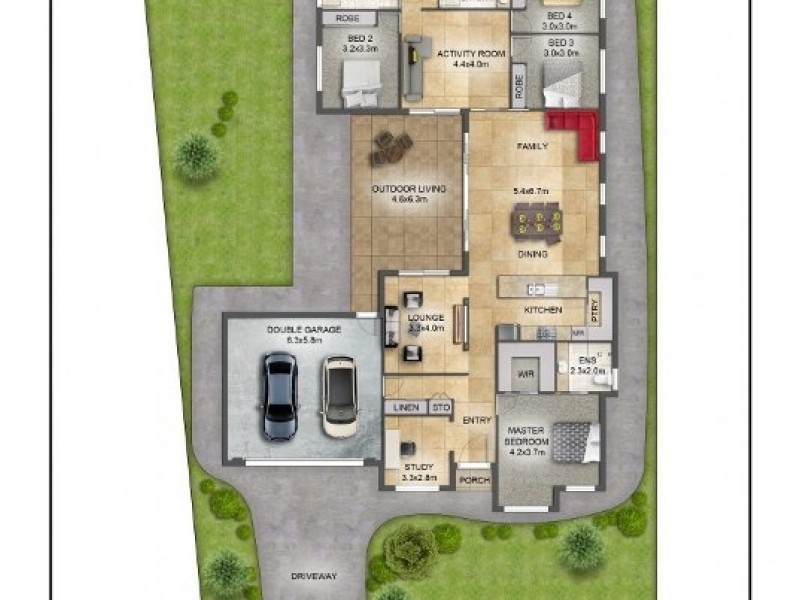 17 MAJESTIC COURT, Burrum Heads QLD 4659 Floorplan