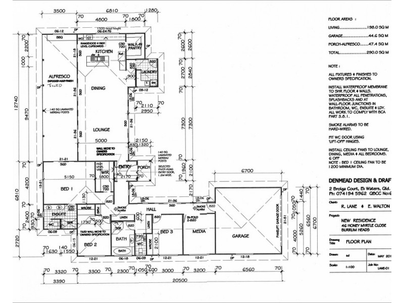 46 Honey Myrtle Close, Burrum Heads QLD 4659 Floorplan