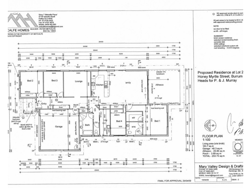 35 HONEY MYRTLE CLOSE, Burrum Heads QLD 4659 Floorplan