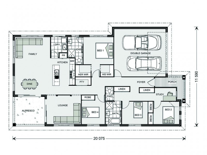 21 Honey Myrtle Close, Burrum Heads QLD 4659 Floorplan