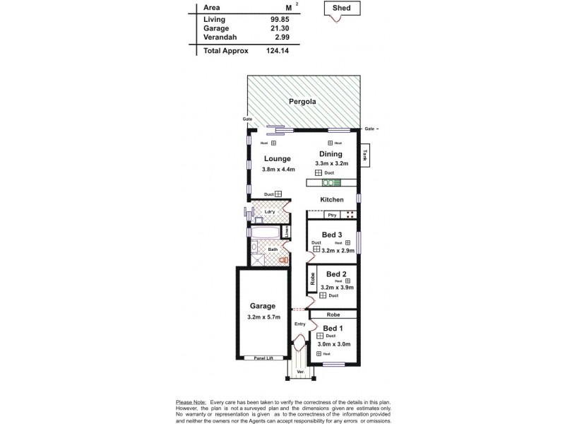 5 Melaleuca Street, Munno Para West SA 5115 Floorplan