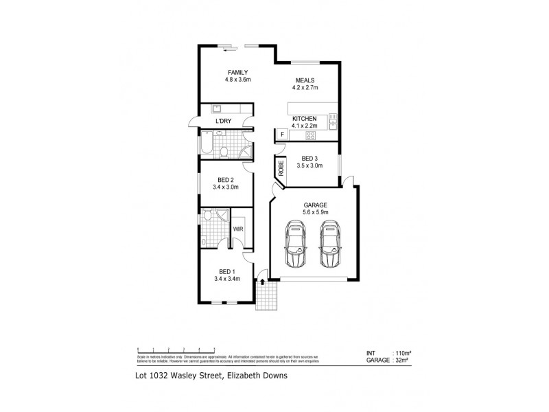 2 / 1 Wasley Street, Elizabeth Downs SA 5113 Floorplan