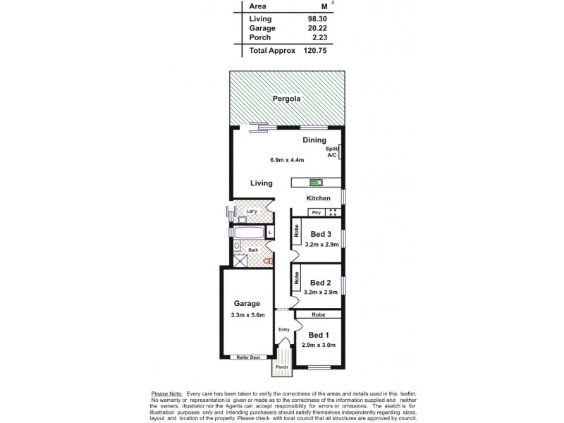 14 Cassia Street, Munno Para West SA 5115 Floorplan