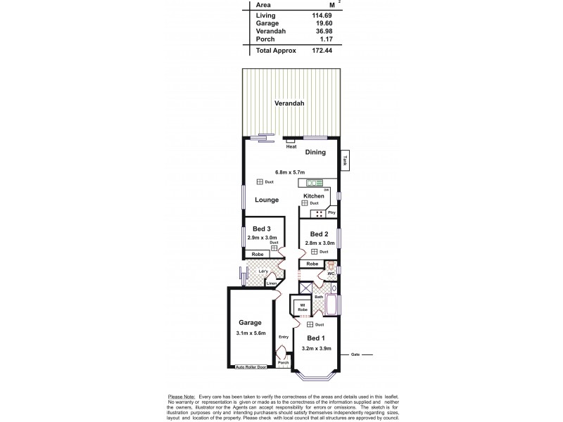 3 Greenlea Court, Munno Para West SA 5115 Floorplan