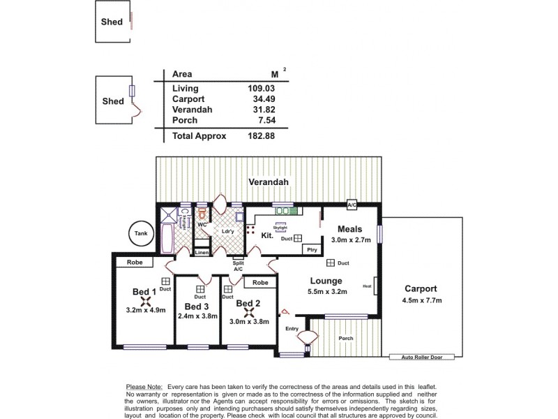 21 Kenner Street, Elizabeth Downs SA 5113 Floorplan